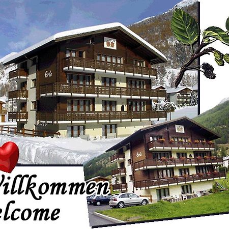 Apartmán Haus Erle Saas-Grund Exteriér fotografie