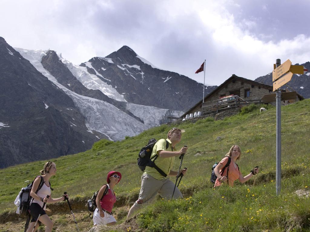 Apartmán Haus Erle Saas-Grund Exteriér fotografie