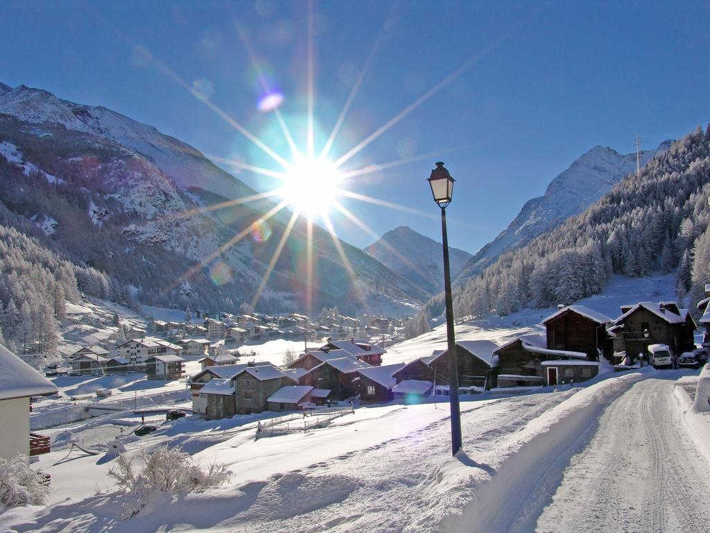 Apartmán Haus Erle Saas-Grund Exteriér fotografie
