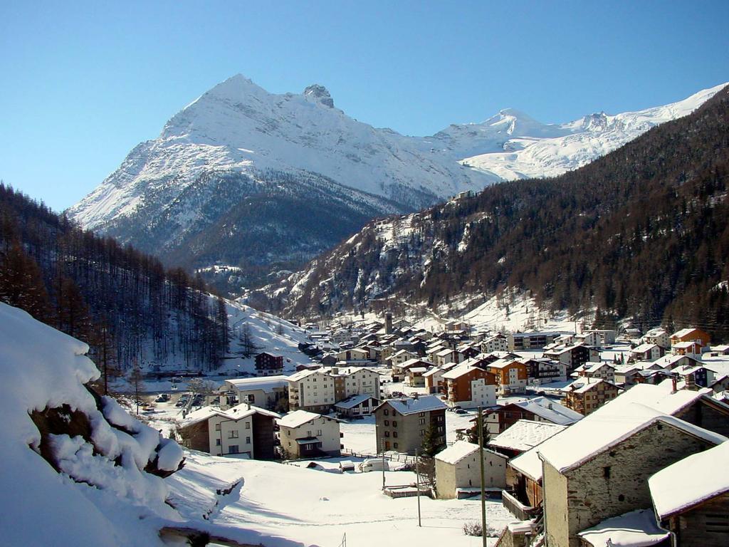 Apartmán Haus Erle Saas-Grund Exteriér fotografie