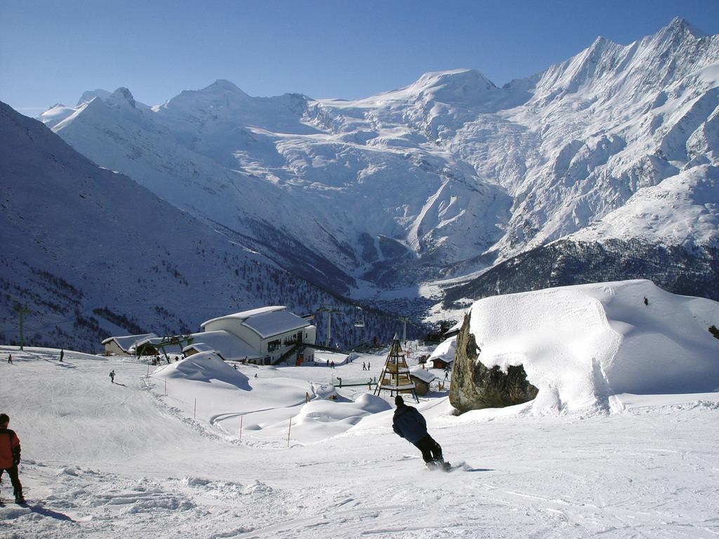 Apartmán Haus Erle Saas-Grund Exteriér fotografie