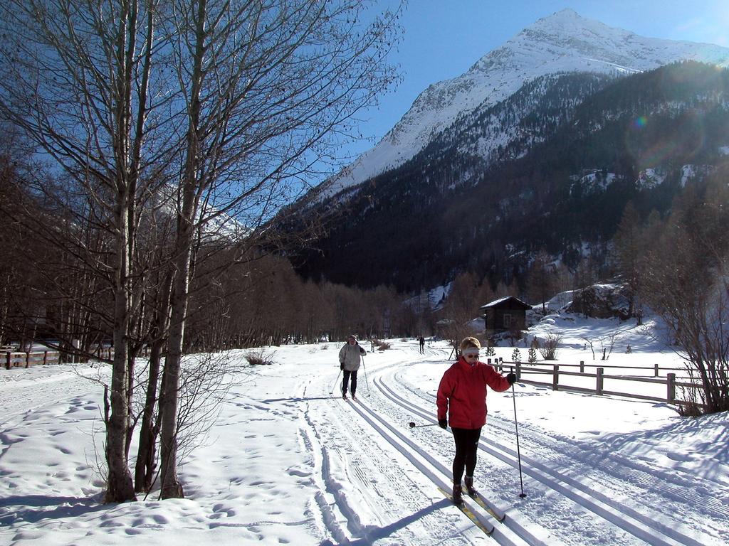 Apartmán Haus Erle Saas-Grund Exteriér fotografie