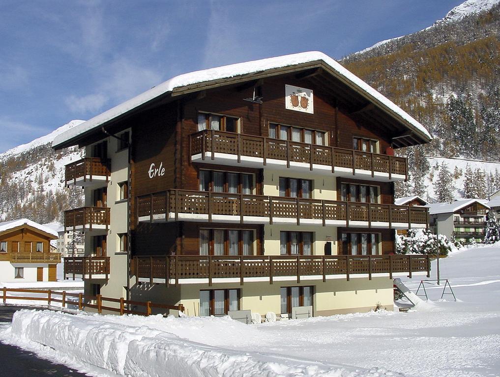 Apartmán Haus Erle Saas-Grund Exteriér fotografie